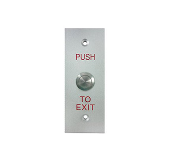 METAL PUSH BUTTON ALUMINIUM FACE PLATE Exit Buttons & Break Glass Metal Push Button